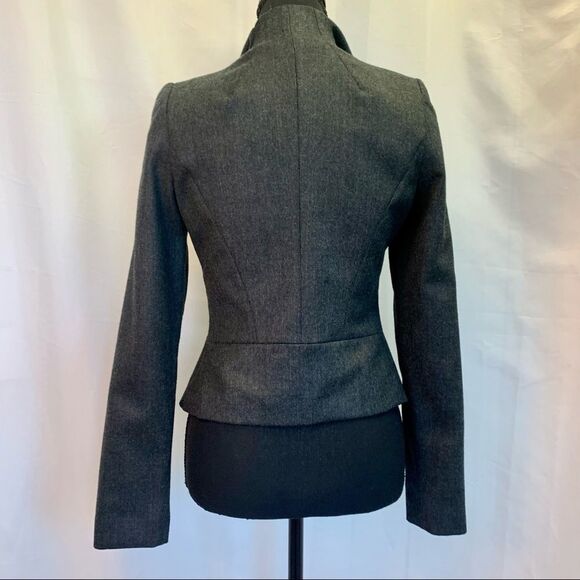 Vivian Westwood Anglomania dark gray wool designer blazer size 40 - Picture 6 of 14